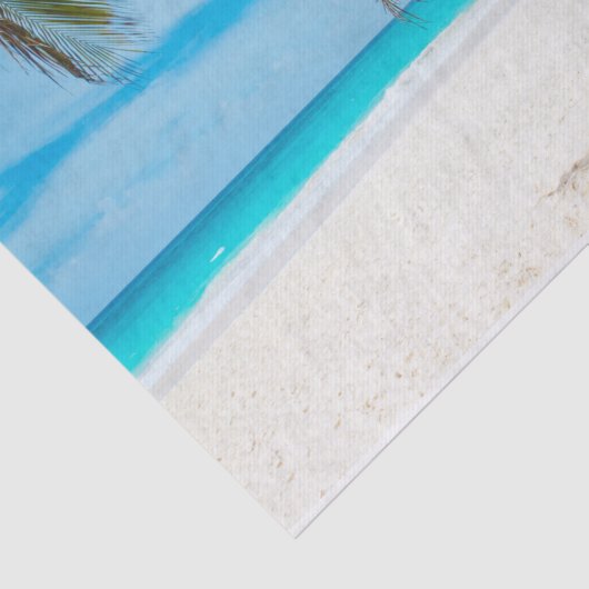 Isolated Beach and Palm Trees 薄葉紙 (詳細)