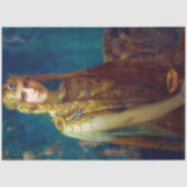 Isoldeヴィンテージ女性デコップファニチャー 薄葉紙 (正面)