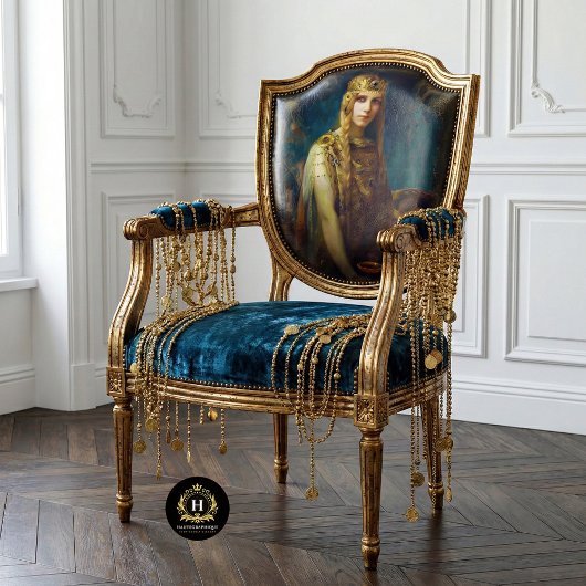 Isoldeヴィンテージ女性デコップファニチャー 薄葉紙