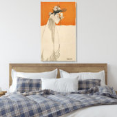 Isolde, イラストレーションfrom 'The Studio', 1895 (lith) キャンバスプリント (インサイチュ (寝室))