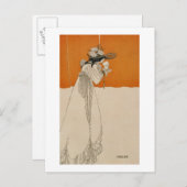 Isolde, イラストレーションfrom 'The Studio', 1895 (lith) ポストカード (正面/裏面)