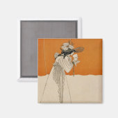 Isolde, イラストレーションfrom 'The Studio', 1895 (lith) マグネット (正面/裏面)