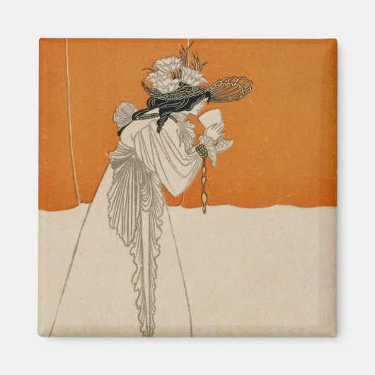 Isolde, イラストレーションfrom 'The Studio', 1895 (lith) マグネット (正面)