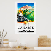 Isole、Canarie、旅行ポスター ポスター (キッチン)