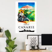 Isole、Canarie、旅行ポスター ポスター (ホームオフィス)