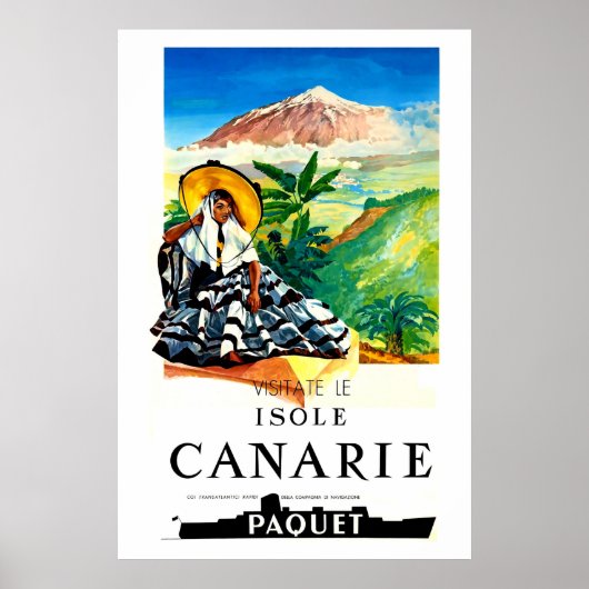 Isole、Canarie、旅行ポスター ポスター (正面)