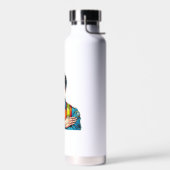 Isolierte Flasche mit Manga-Sicherheitsfachmann ウォーターボトル (左面)