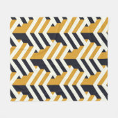 Isometric Seamless Patternart,deco,pattern,seamles フリースブランケット (正面(横))