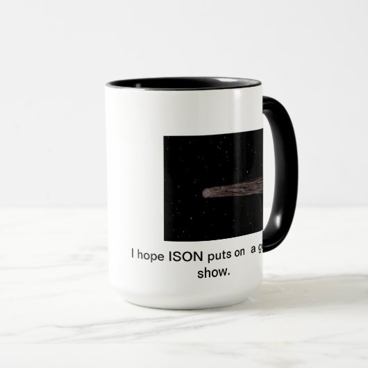 ISON. マグカップ (正面右)