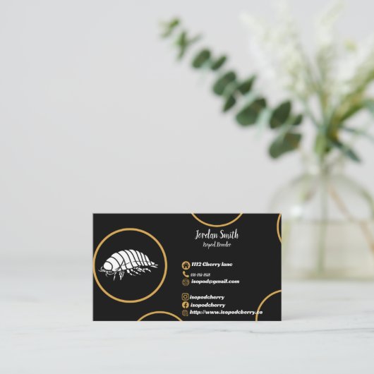 Isopod名刺ロールポリ 名刺 (スタンド正面)