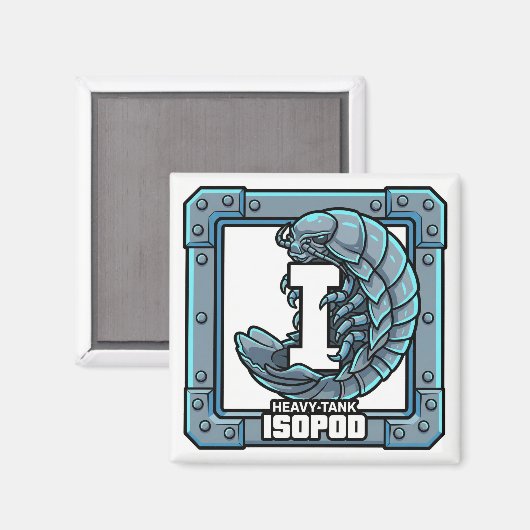 Isopod (Giant Isopod) – GTA Style ABC Learning マグネット (正面/裏面)