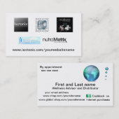 Isotonixのディストリビューターの名刺 名刺 (正面/裏面)