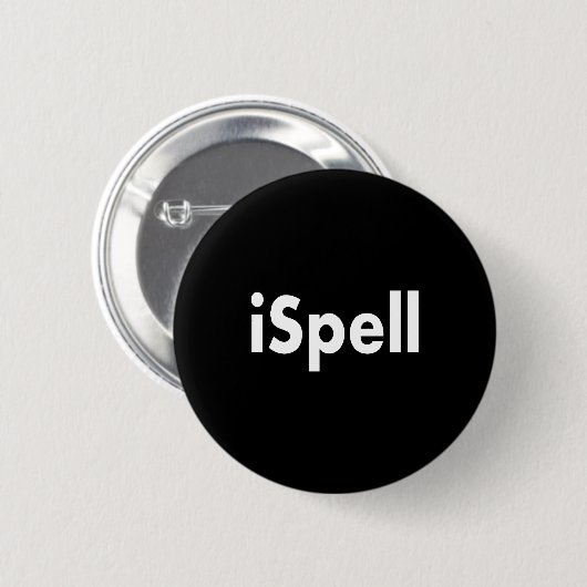 iSpell 缶バッジ (正面&裏面)