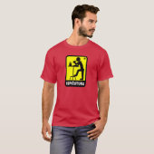 Ispicutura -単独の酒飲みのTシャツ Tシャツ (正面フル)