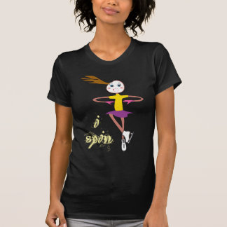 ispinのアイススケーター tシャツ