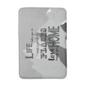 ispirational引用文マウンテンボーイズルーム バスマット (正面縦)