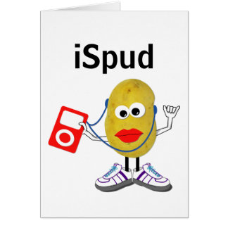 「ispud」のユーモアのあるなパロディカード