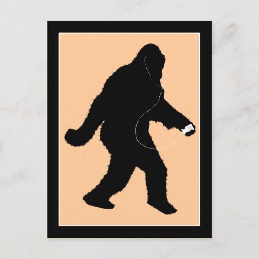 iSquatch (背景色の変更) ポストカード (正面)