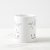 Israペプチド名mug コーヒーマグカップ (中央)