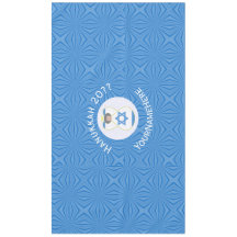 Israel Angel Hanukkah Flag Personalized Horizontal