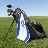 Israel flag  ゴルフタオル (グリーン)