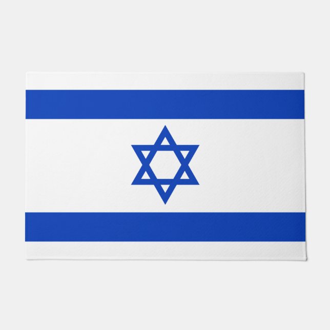 Israel flag  ドアマット (正面)