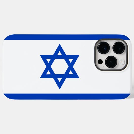 Israel Flag Cell Phone Case Case-Mate iPhoneケース (裏面 (横))
