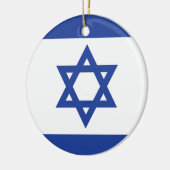 Israel Flag Ornaments セラミックオーナメント (左)