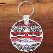 Israel Israelisch Österreichisch Österreich Baum キーホルダー (裏面)