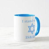 ISRAEL Light Blue Star of David マグカップ (正面右)