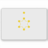 Israel national flag Theodor Herzl's Proposal シール (正面)