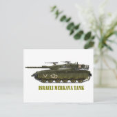 ISRAELI MERKAVA TANK ポストカード (スタンド正面)