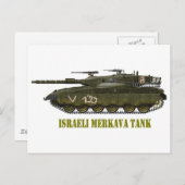 ISRAELI MERKAVA TANK ポストカード (正面/裏面)