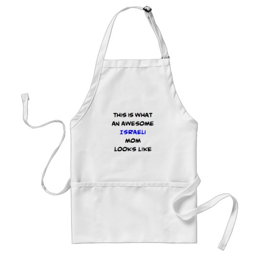 israeli mom, awesome adult apron スタンダードエプロン (正面)