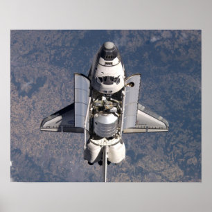 ISSからの宇宙シャトルディスカバリの見解(STS-114) ポスター