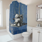 ISSから撮影された宇宙シャトルの発見 シャワーカーテン (インサイチュ)