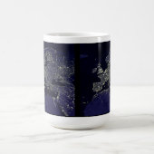 ISSから見た夜のヨーロッパ大陸 コーヒーマグカップ (中央)