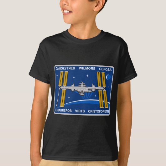 ISSの乗組員:  探険42 Tシャツ (正面)