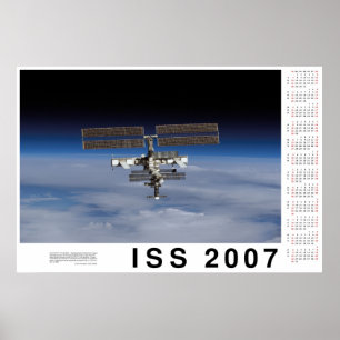ISS 2007カレンダー ポスター