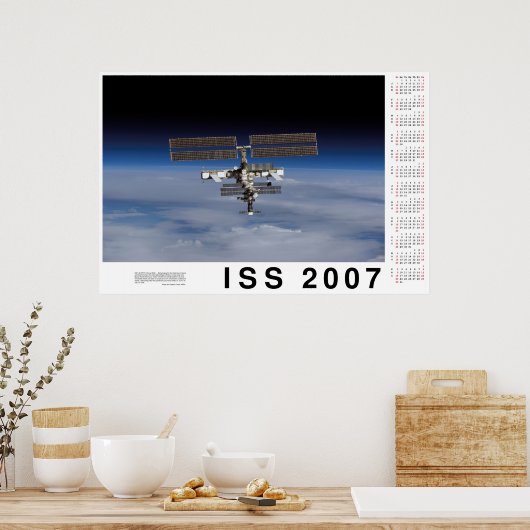 ISS 2007カレンダー ポスター (キッチン)