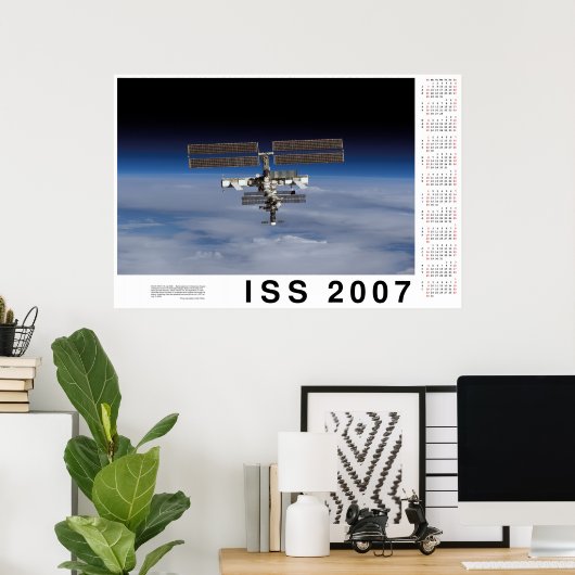ISS 2007カレンダー ポスター (ホームオフィス)