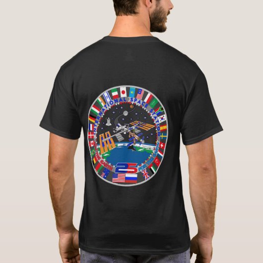 ISS 25周年記念 Tシャツ (裏面)