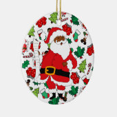 Issa Black Santa Christmas セラミックオーナメント (右)