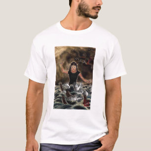 Isshin Ryuの空手Megami Tシャツ