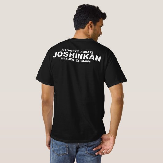 Isshinryu Karate, Joshinkan, Germany, m, bl T-Shir Tシャツ (裏面フル)