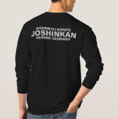 Isshinryu Karate, Joshinkan, Langarm Shirt, black Tシャツ (裏面)