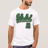 ISSLのワイシャツ-かっこいい援助(13) Tシャツ (正面)
