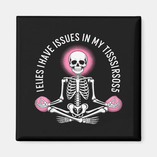 Issues In My Tissues Ehlers Danlos Syndrome Awaren マグネット (正面)