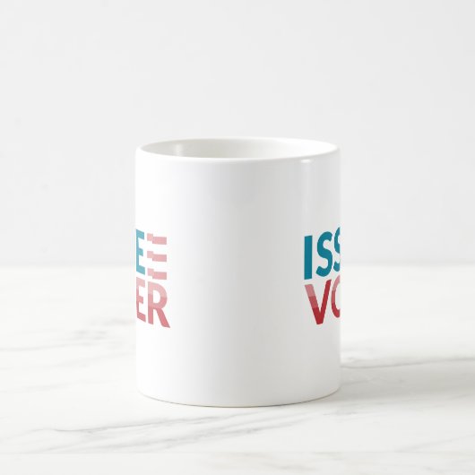 IssueVouterフラグ両面マグカップ コーヒーマグカップ (中央)