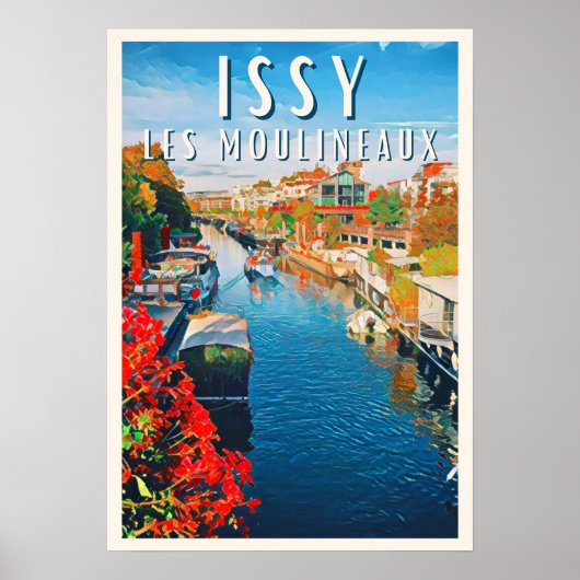 Issy les Mouleauxフォトヴィンテージ ポスター (正面)